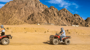 Quad biking through the Sinai Desert in Sharm El Sheikh